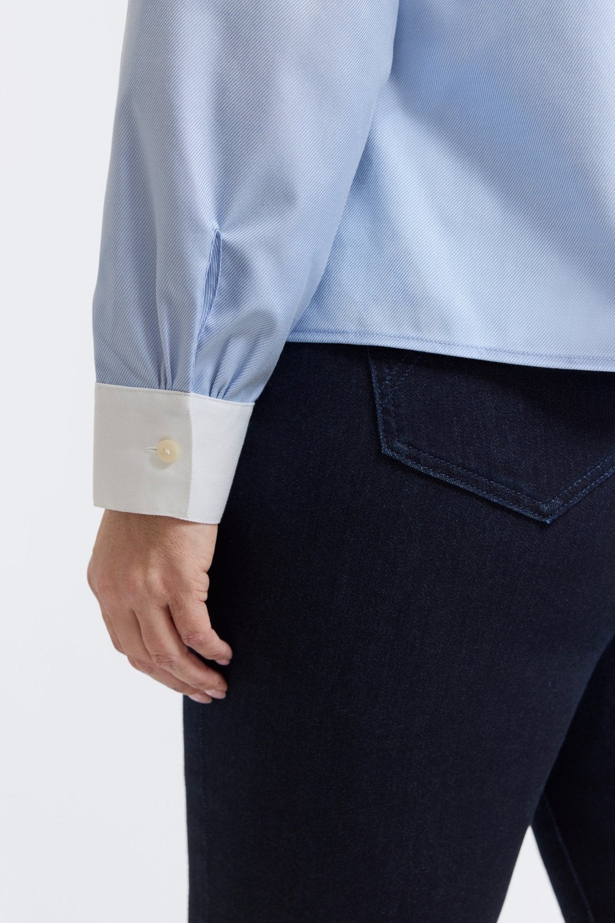 Marina Plus Cavalry Twill Long Sleeve Shirt