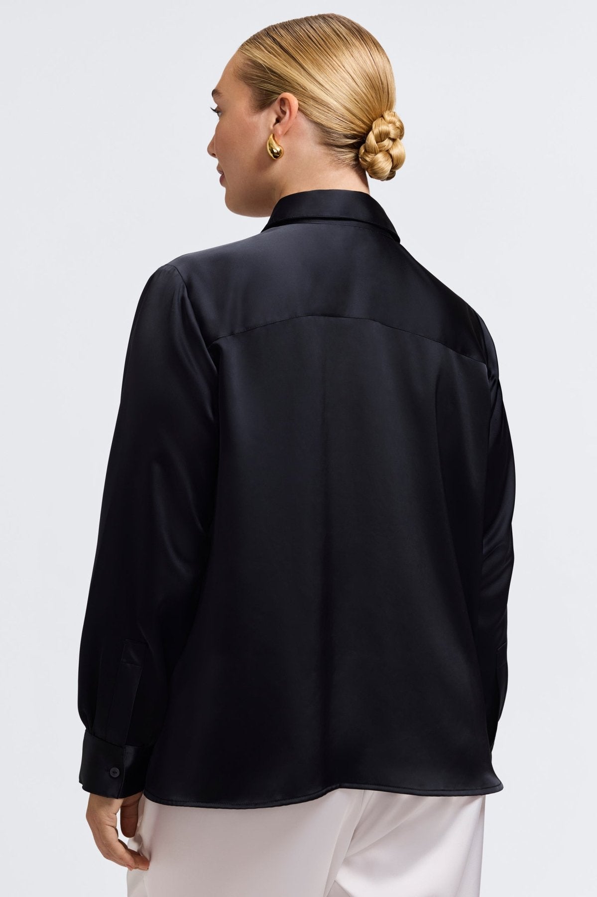 Bianca Plus Beyond Silk Long Sleeve Shirt