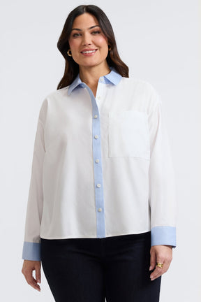 Marina Plus Cavalry Twill Long Sleeve Shirt