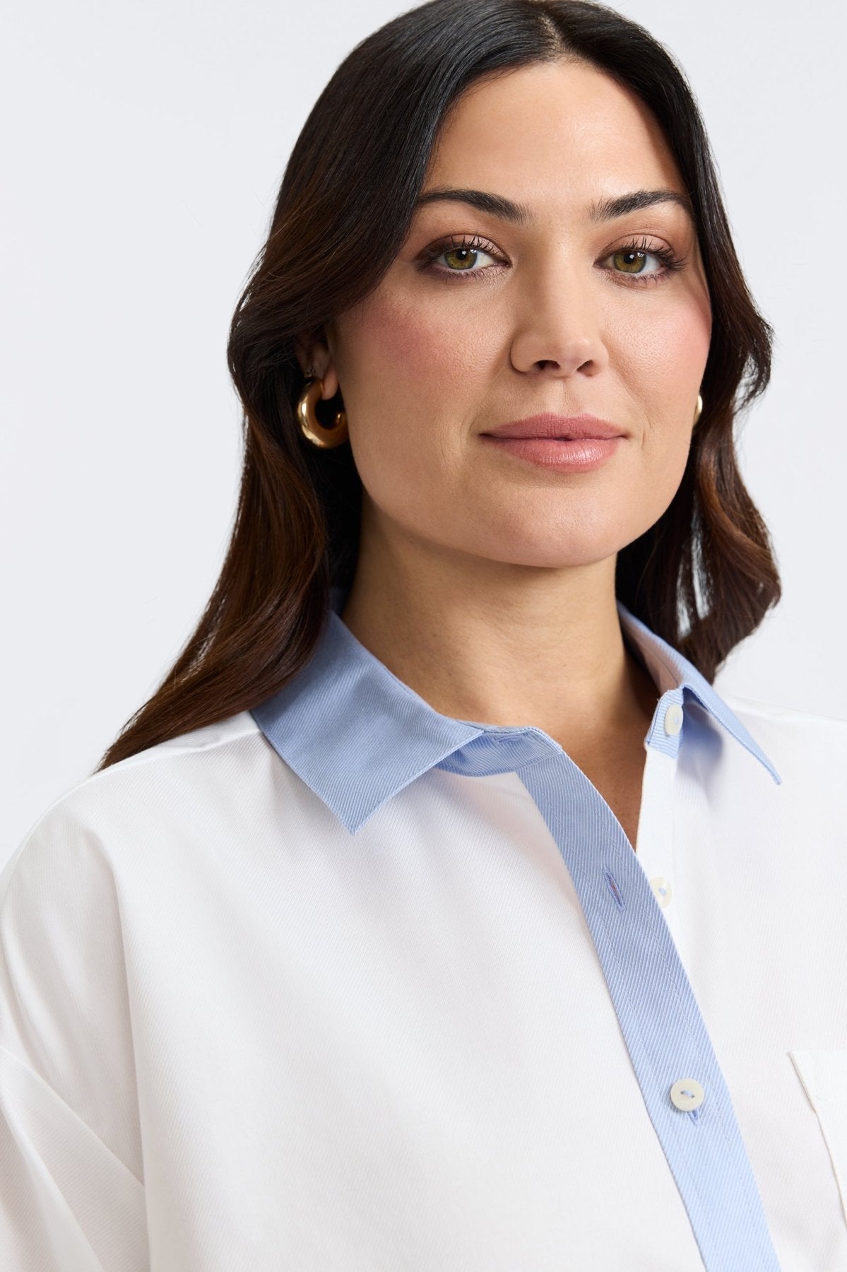 Marina Plus Cavalry Twill Long Sleeve Shirt