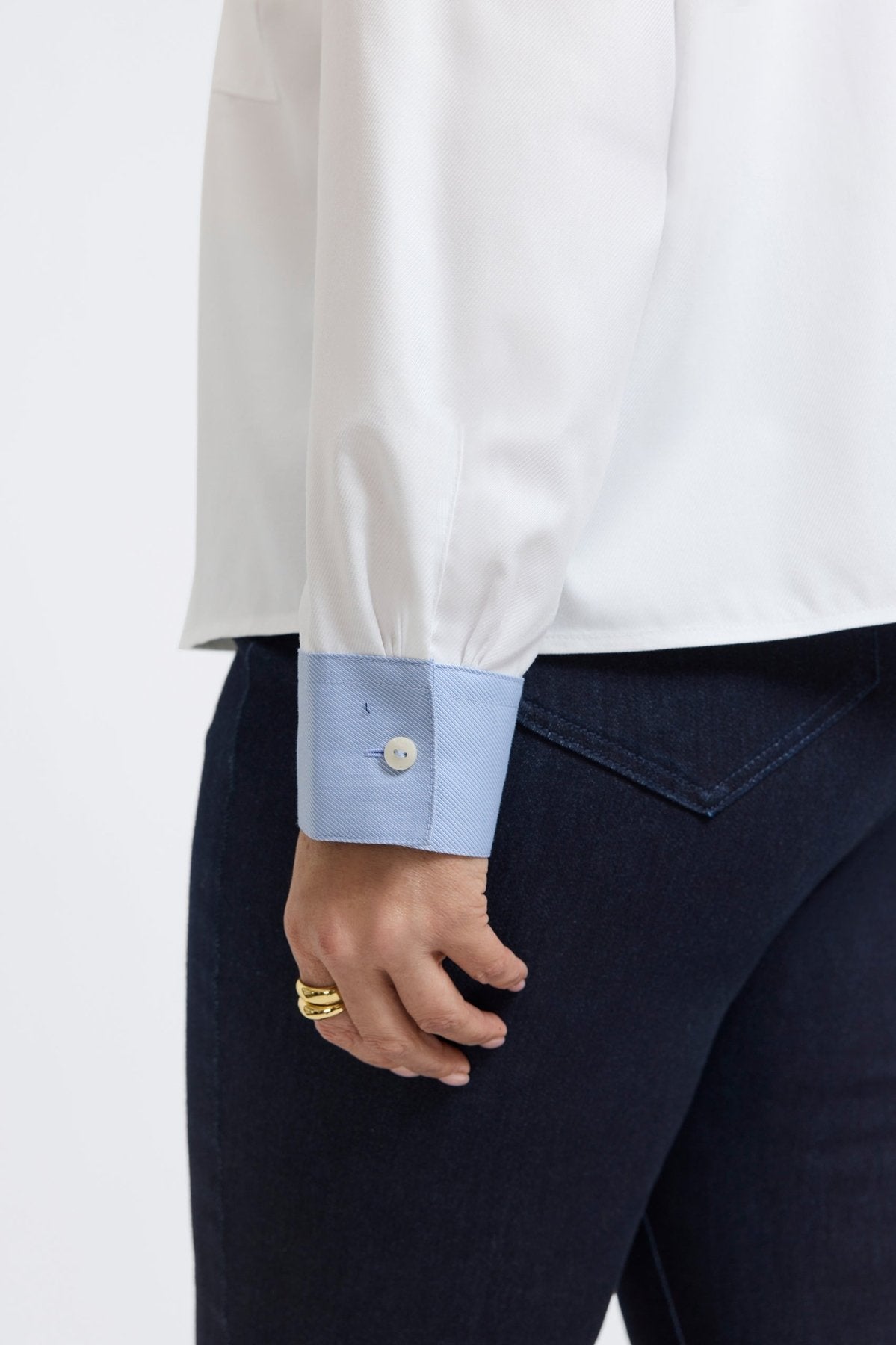 Marina Plus Cavalry Twill Long Sleeve Shirt