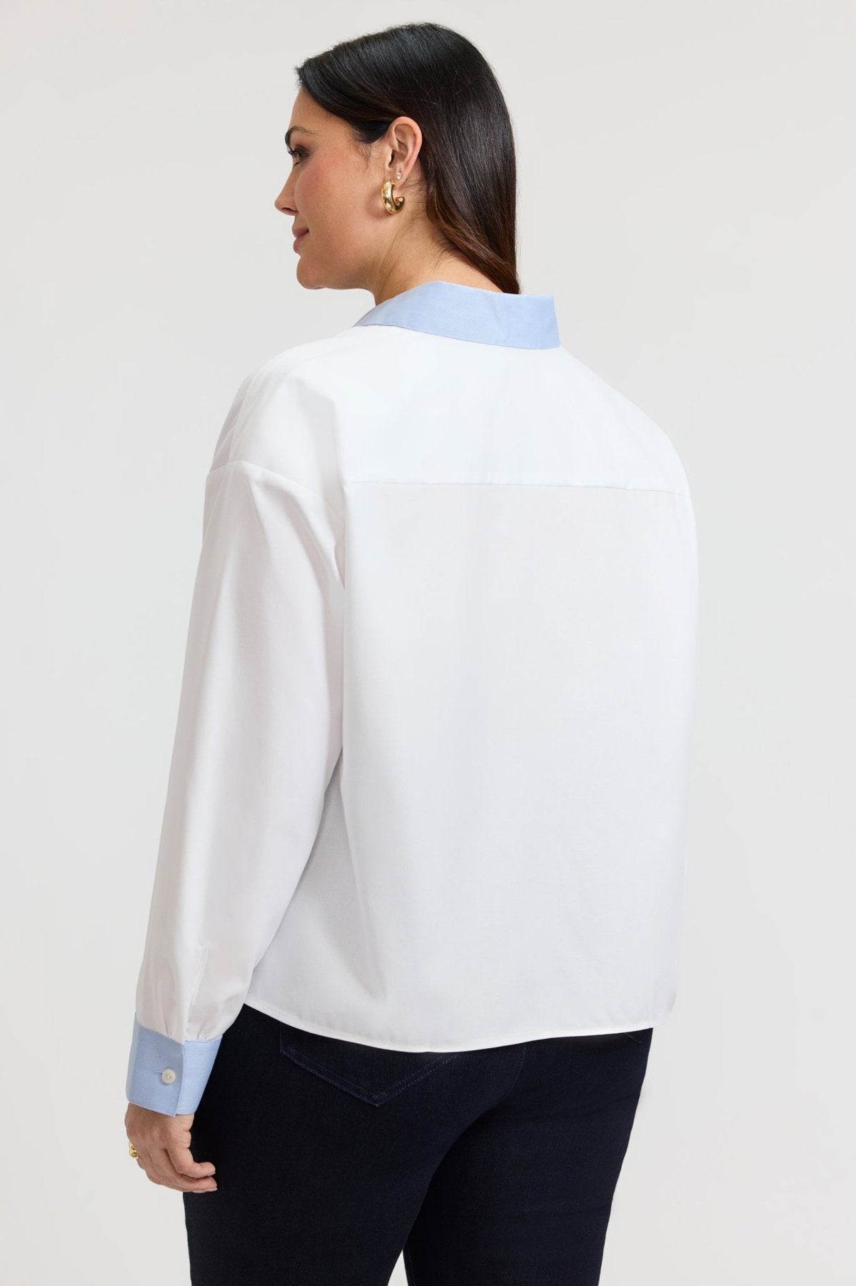 Marina Plus Cavalry Twill Long Sleeve Shirt