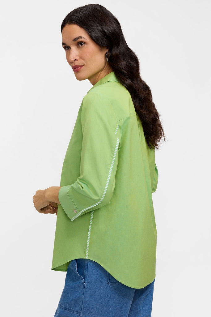 Marni No Iron Pinpoint 3/4 Sleeve Shirt – Foxcroft