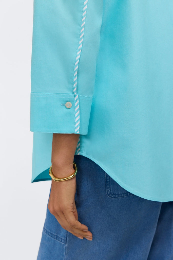 Marni No Iron Pinpoint 3/4 Sleeve Shirt – Foxcroft