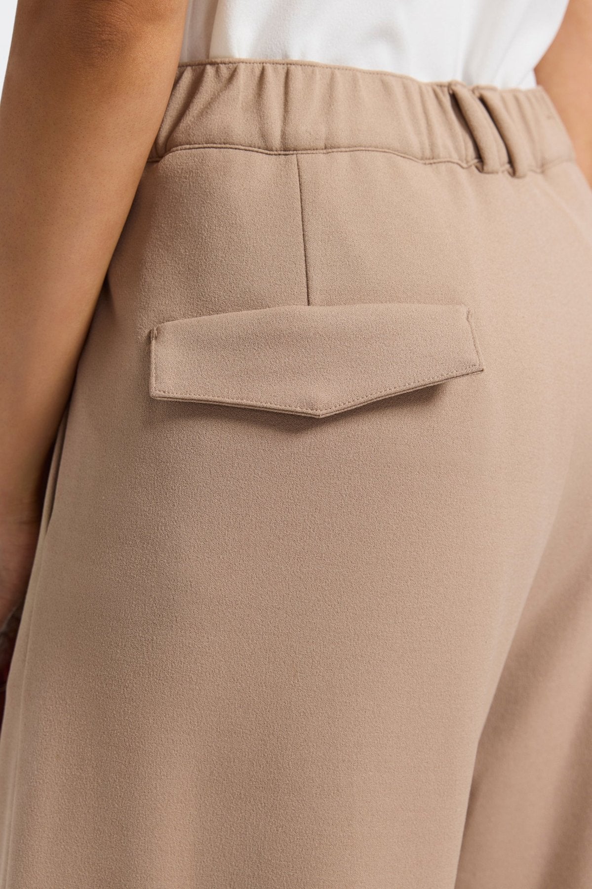 Elizabeth Knit Crepe Cargo Pants