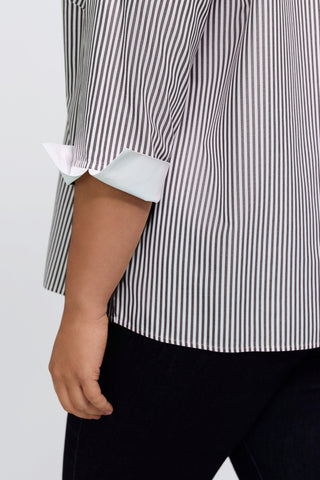 #color_black pinpoint stripe