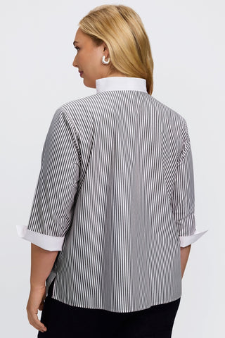 #color_black pinpoint stripe