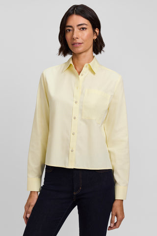 Jodie No Iron Pinpoint Long Sleeve Short Shirt