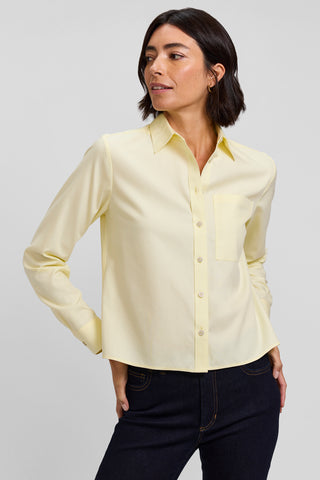 Jodie No Iron Pinpoint Long Sleeve Short Shirt