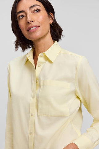 Jodie No Iron Pinpoint Long Sleeve Short Shirt