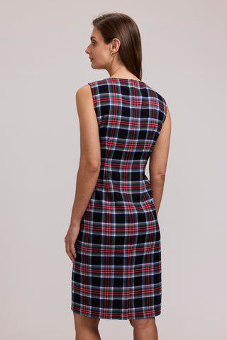 Pryce Holiday Plaid Sheath Dress