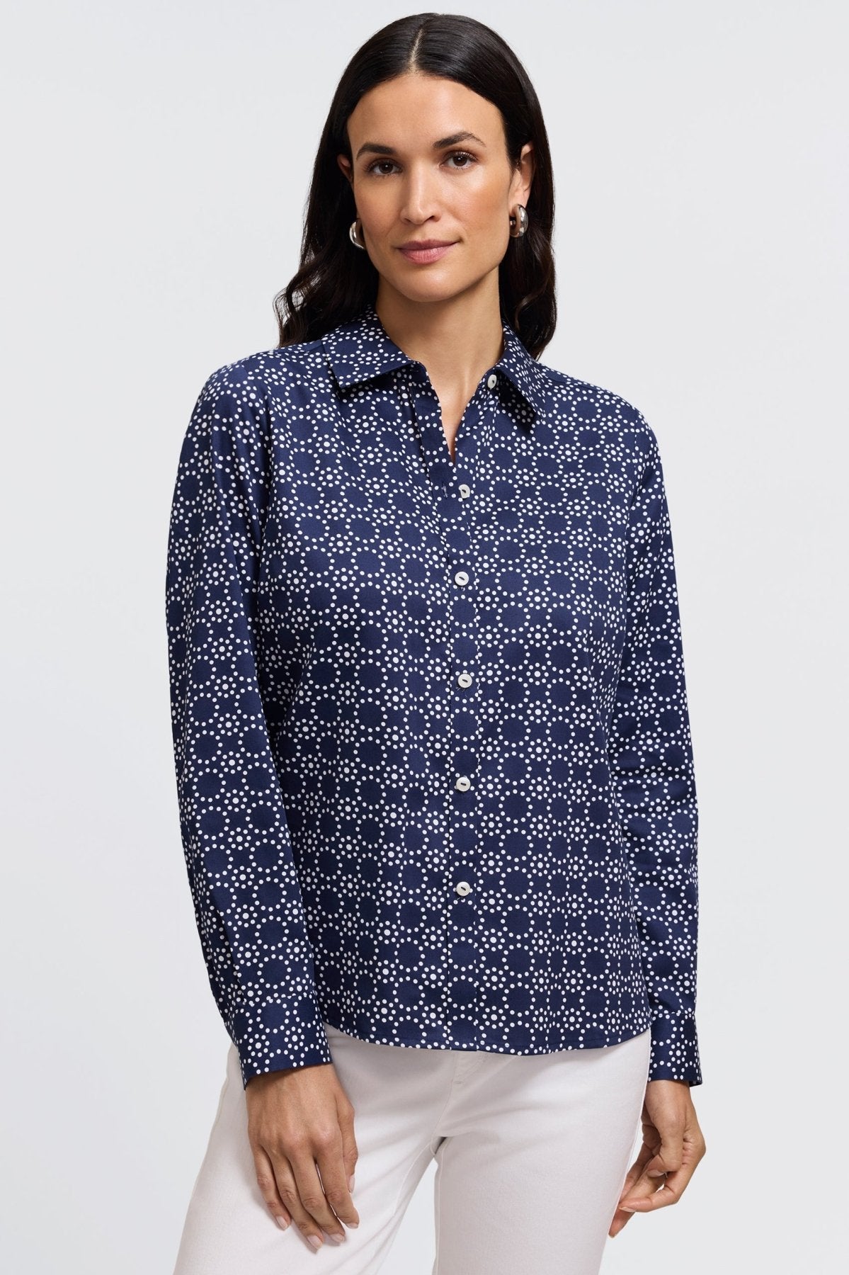 Hampton Geo Circles Long Sleeve Shirt