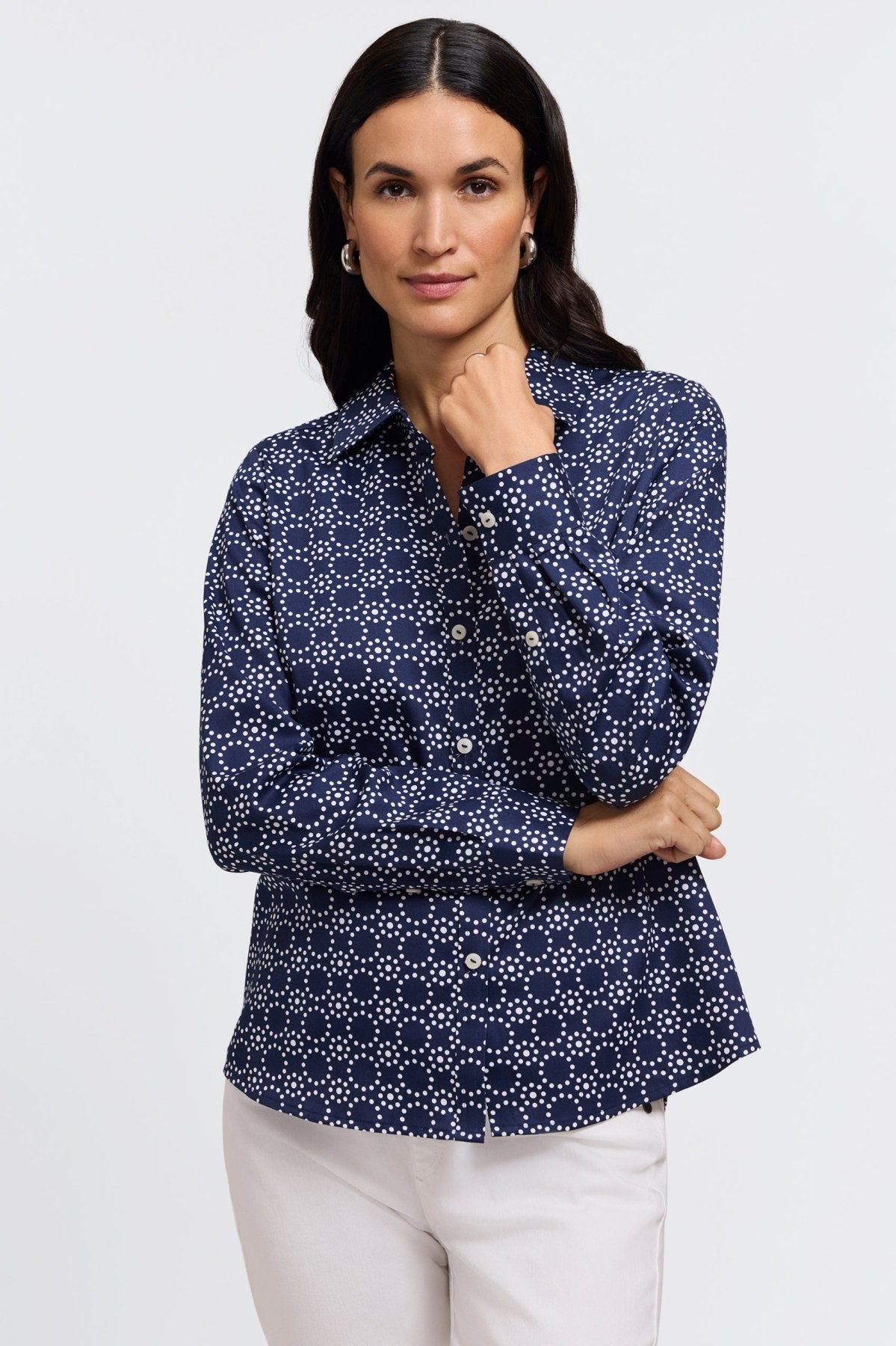 Hampton Geo Circles Long Sleeve Shirt