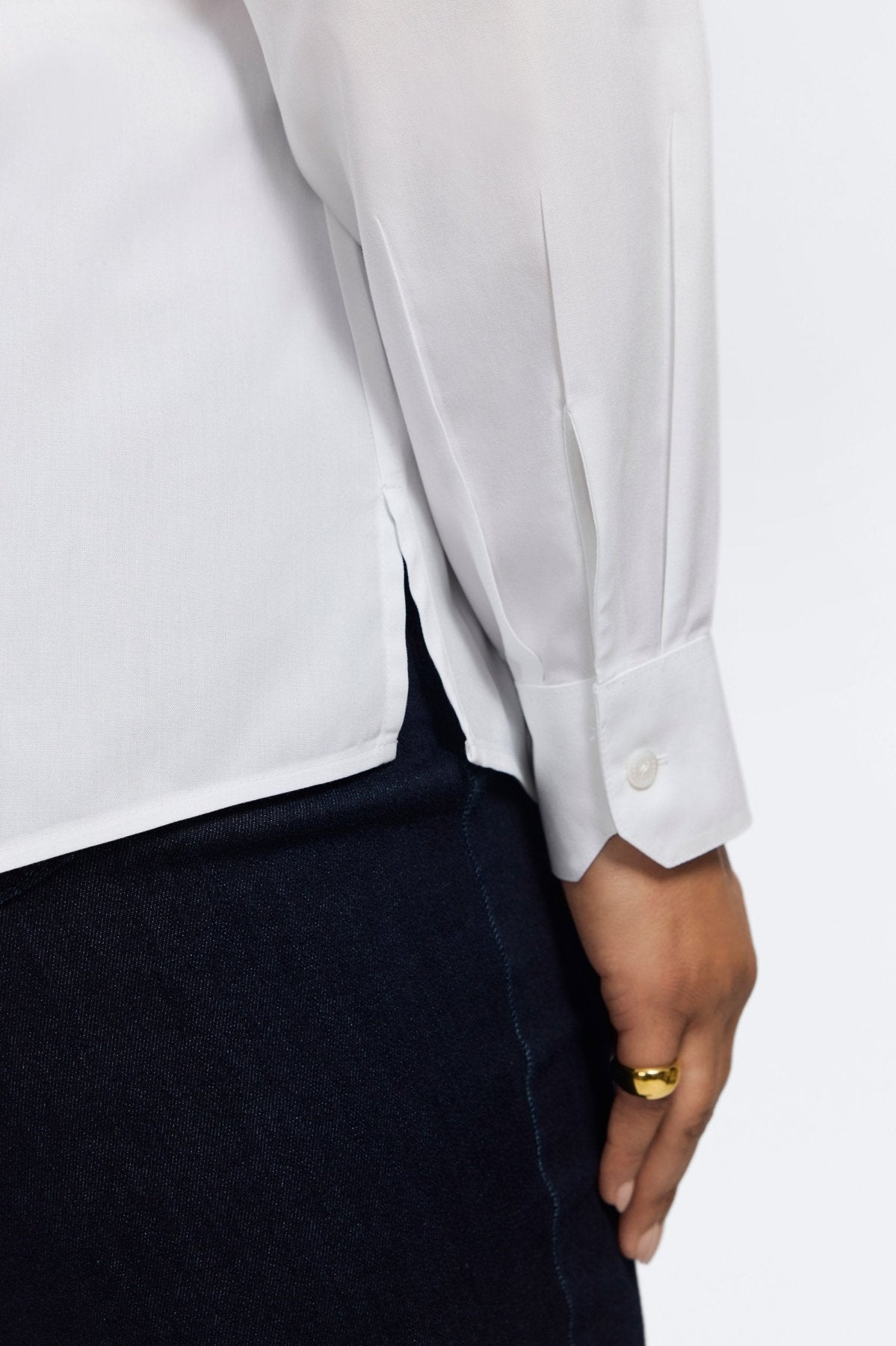 Dianna Plus No Iron Pinpoint Long Sleeve Shirt