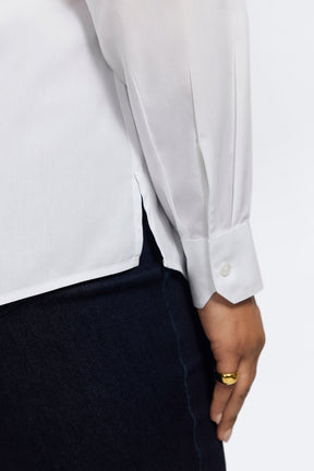Dianna Plus No Iron Pinpoint Long Sleeve Shirt
