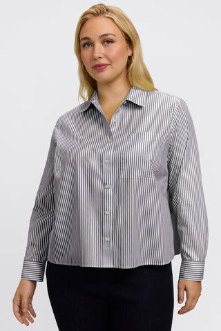 #color_black pinpoint stripe