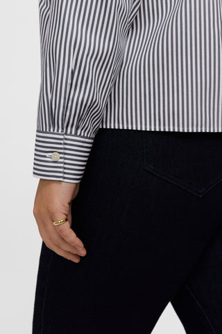 #color_black pinpoint stripe