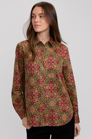 Meghan Fall Medallion Long Sleeve Shirt