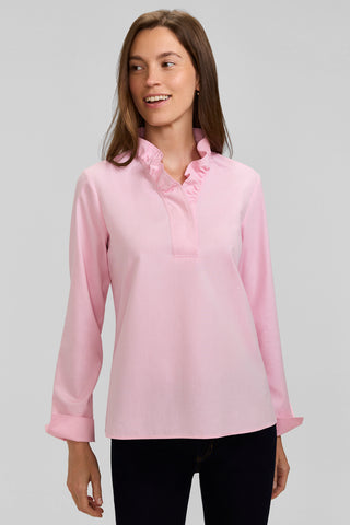 Tammy No Iron Pinpoint Long Sleeve Popover Shirt