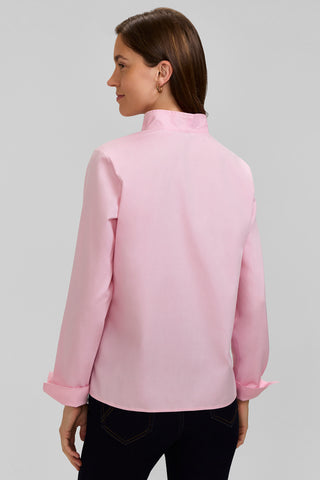 Tammy No Iron Pinpoint Long Sleeve Popover Shirt