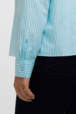 #color_capri pinpoint stripe