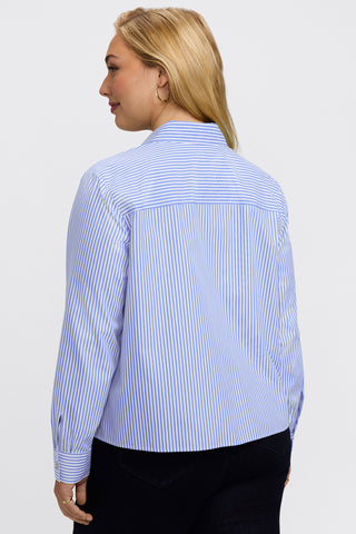 #color_powder blue pinpoint stripe