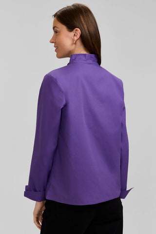 Tammy No Iron Pinpoint Long Sleeve Popover Shirt
