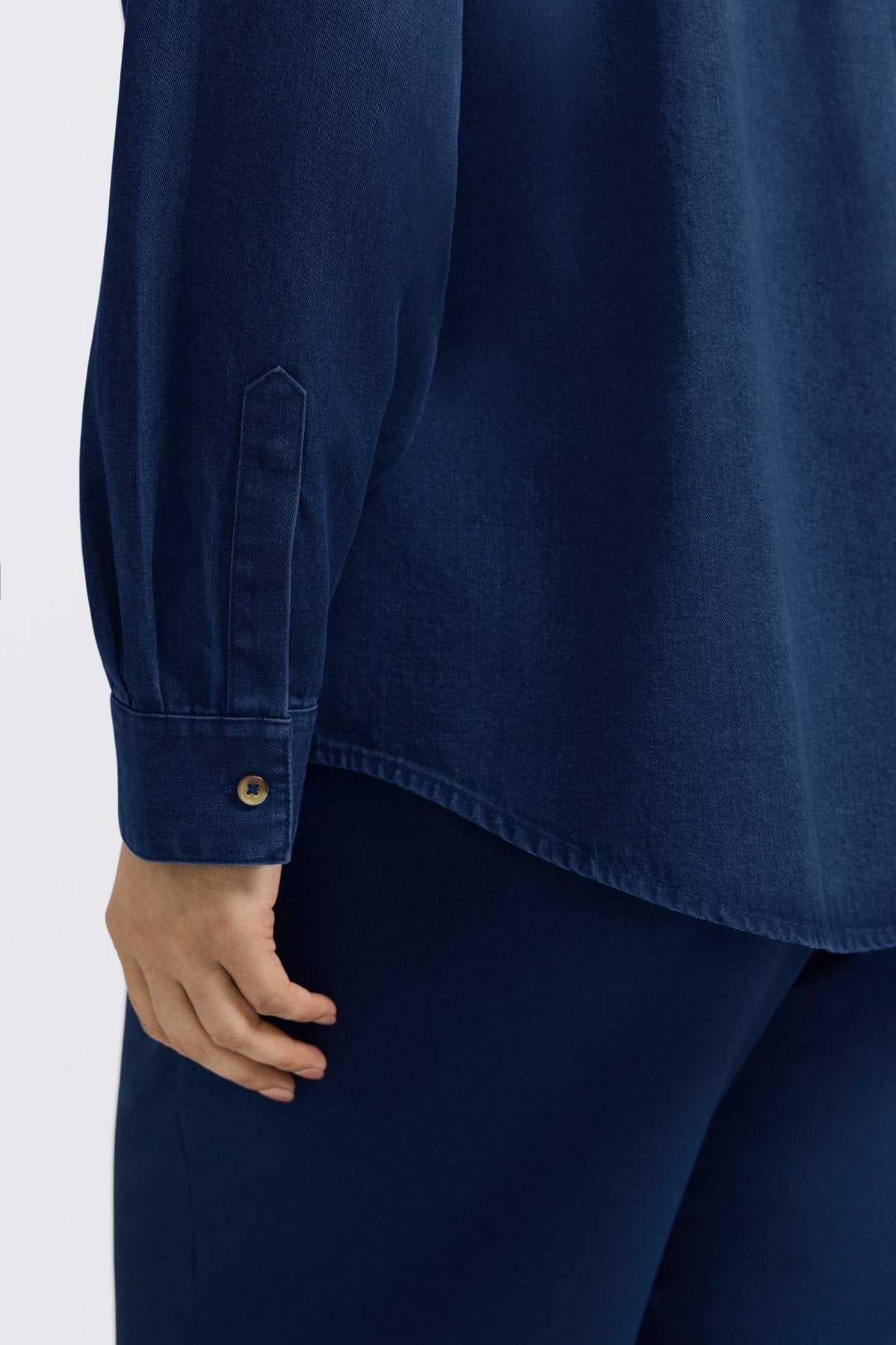 Charlie Plus Tencel® Denim Long Sleeve Shirt