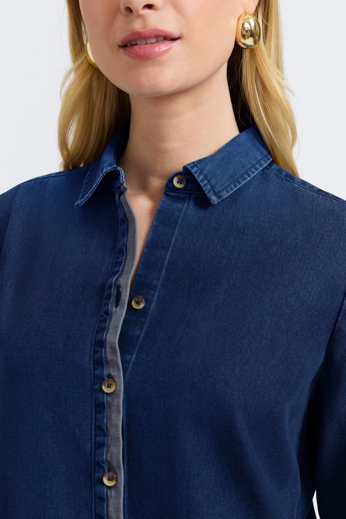 Charlie Tencel® Denim Long Sleeve Shirt