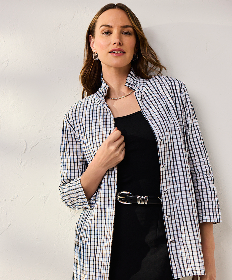 Women's Crinkle Shirts & Dresses | Foxcroft