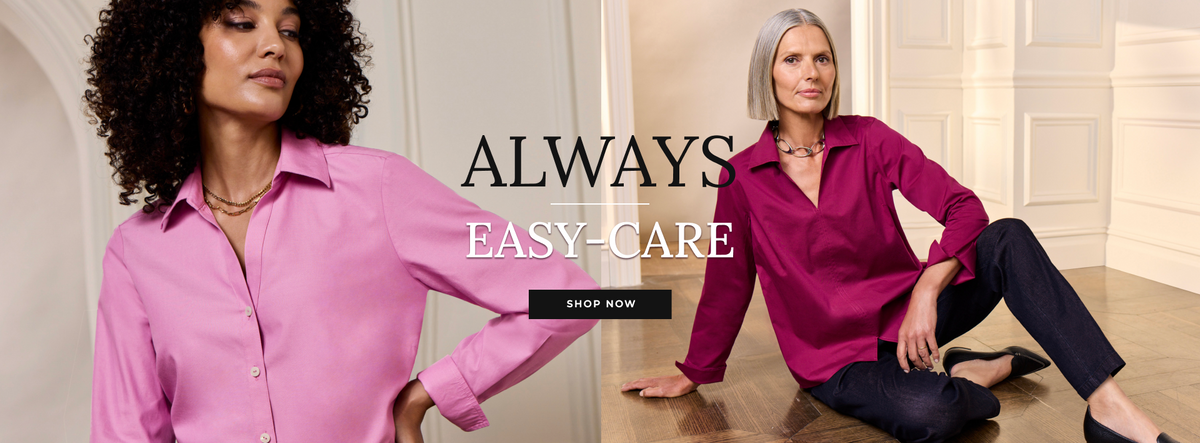 Women's No Iron Apparel- Foxcroft