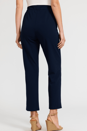 Louisa Knit Crepe Ankle Pants