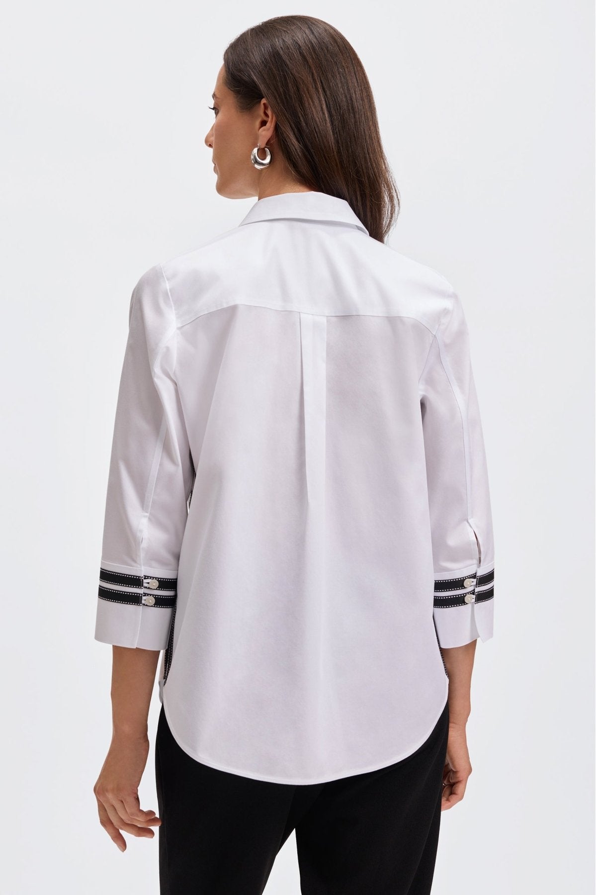 Brooke Pinpoint No Iron Shirt - Foxcroft