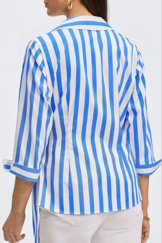 #color_cobalt blue springtime stripe