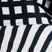 Black Stripe w/ Gingham Border