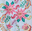 Blue Stripe w/ Floral Border