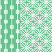 Green/White Geo Lattice