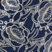 Navy Floral Allover Eyelet
