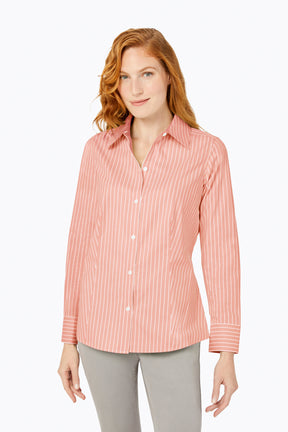Femme Stripe Non-Iron Shirt