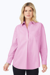 Lacey Stretch Non-Iron Pullover Tunic #color_orchid bouquet