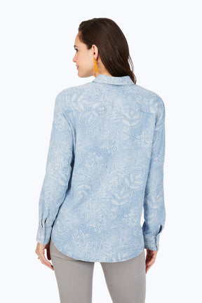 Zoey Fallen Foliage Tencel Shirt