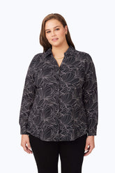 Mary Plus Swirling Slopes Jersey Shirt #color_black swirling slopes