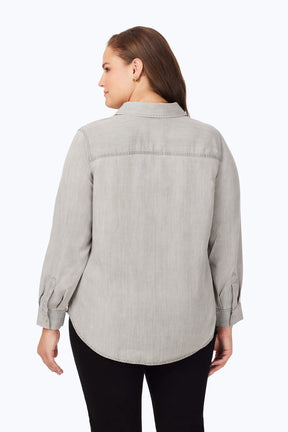 Haven Plus Grey Tencel® Shirt