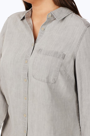 Haven Plus Grey Tencel® Shirt