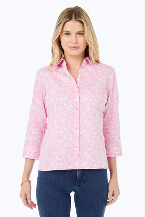 Lucie Non-Iron Pink Panther Shirt