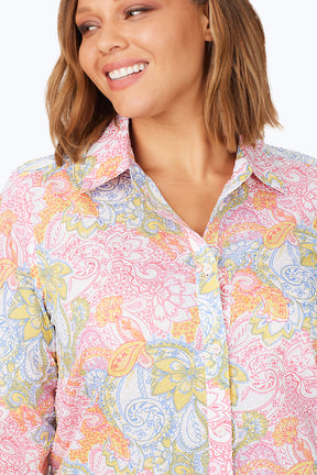 Ava Plus Beach Batik Shirt